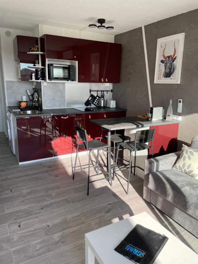 Superbe Studio, Terrasse, Piscine, Parking 勒格罗-迪鲁瓦 外观 照片
