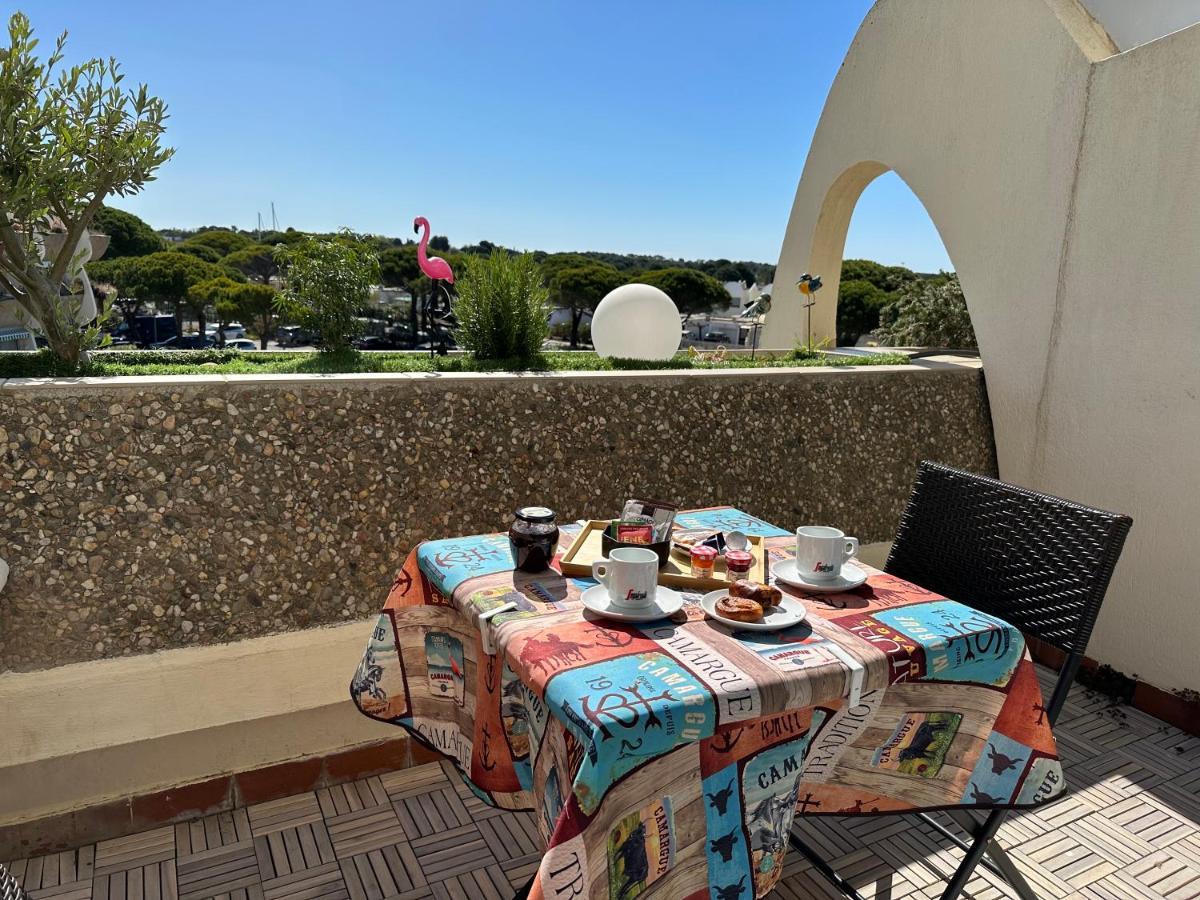 Superbe Studio, Terrasse, Piscine, Parking 勒格罗-迪鲁瓦 外观 照片